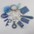 12PCS Blue