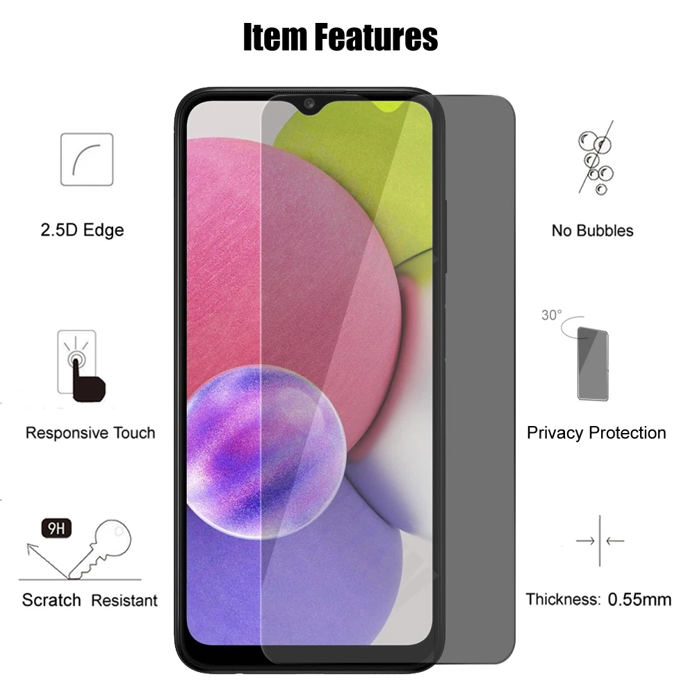 Samsung Galaxy M33 5g Privacy Screen Protector - 2/4pcs Anti Tempered Glass  - Aliexpress