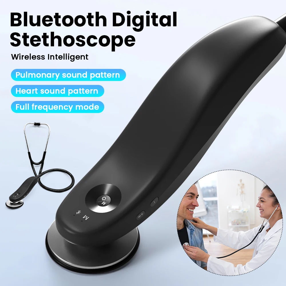 Digital Bluetooth Wireless Intelligent Electronic Stethoscope for Clinics, Hospitals, Homes