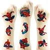 20Pcs/set Marvel Spider Man Tattoo Stickers Princess Cartoon Tattoo For Kids Birthday Gift Fake Children Body Art Tattoos Toys 2