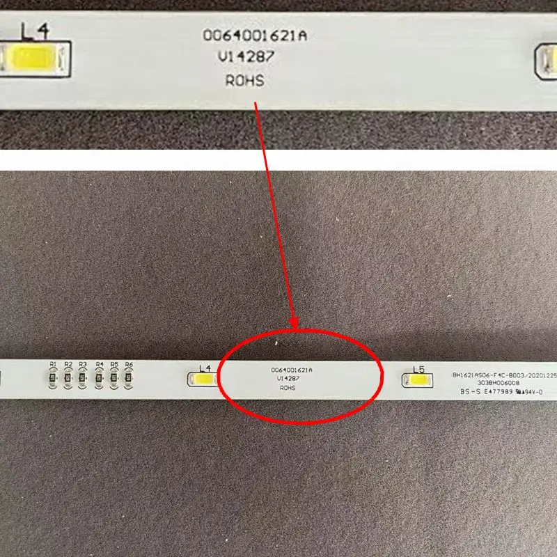 Description Picture 3 of item0064001621A DC12V For Haier Refrigerator LED LAMP Light Strip Display light parts