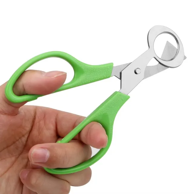 1PC Multi functional cigar cutter Quail Eggshell Scissors Eggshell separator Stainless steel egg slicer  Kitchen tools 4