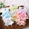 2/3Pcs Lovely Solid Color Ribbon Bows Hair Clip for Kids Girls Hairpins Barrettes Handmade Baby Headwear Kids Hair Accessories 1