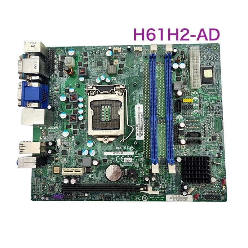 Per La Scheda Madre Acer 1600X B430 Sx2855 H61H2-Ad Scheda Madre Lga 1155 Ddr3 Testata Al 100% Ok Completamente Funzionante Spedizione Gratuita