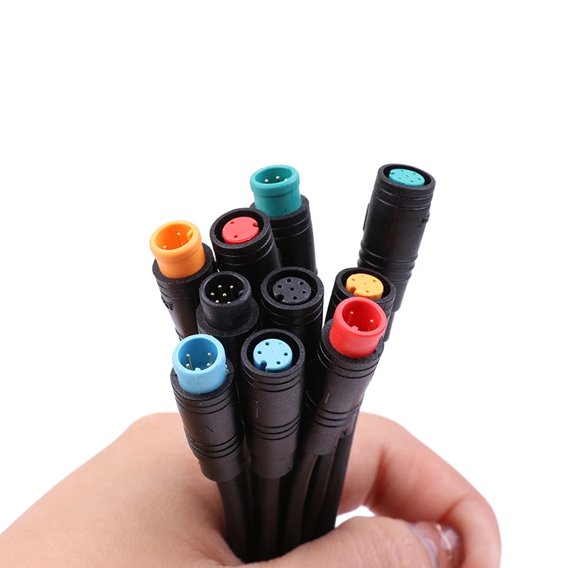 Ebike-Accessories-Optional-Cable-Waterproof-Connector-Display-Pin-Base ...
