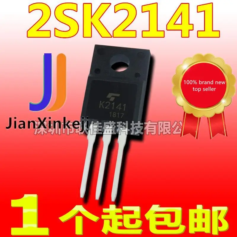 

10 шт., 100% оригинальная новая фотовспышка, 2SK2141 K2141 6A/600V, фотовспышка с N-канальным полевым эффектом