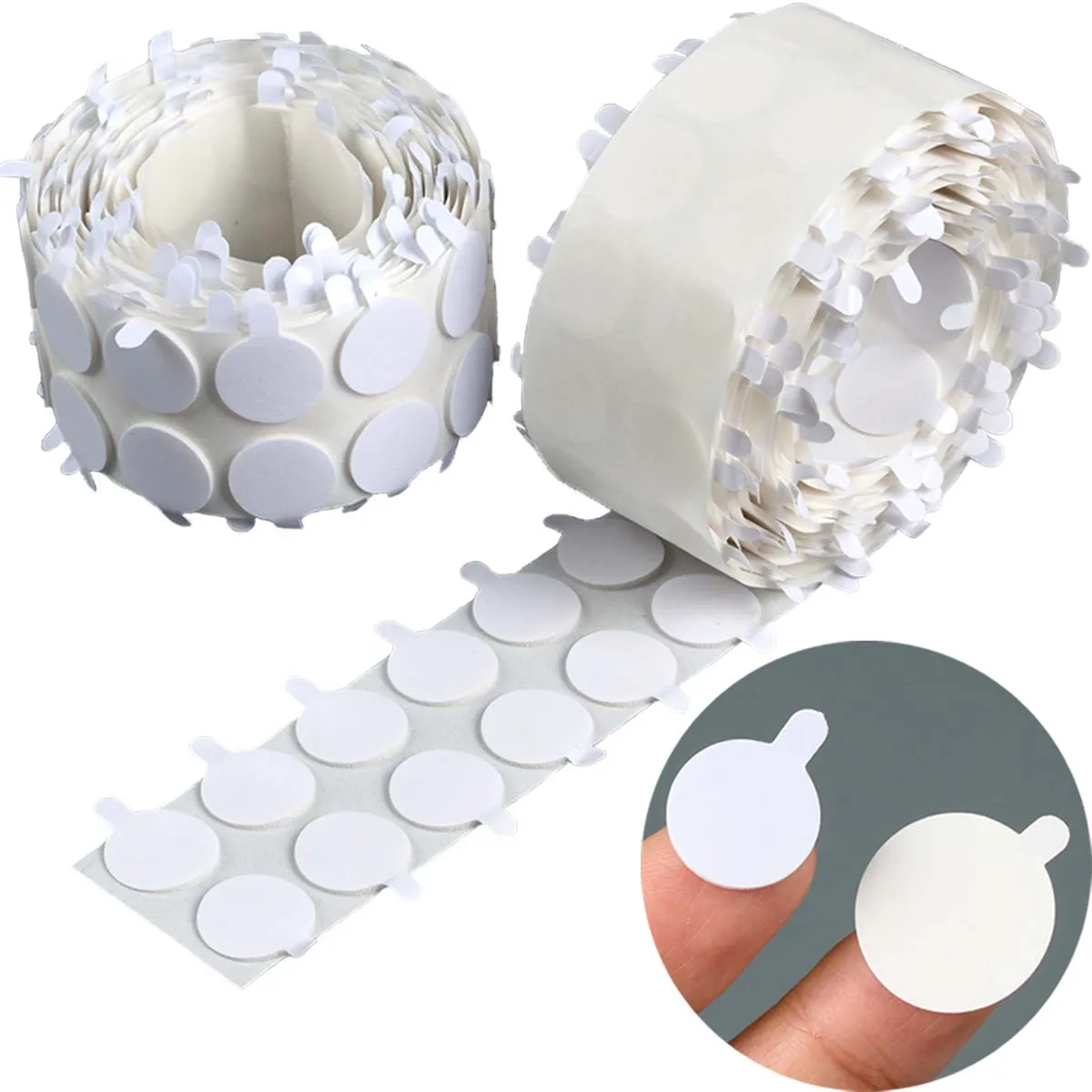 Candle Wick Stickers Candle Making Supplies Candle Making Kit 15mm/20mm Candle Wick Stickers White Adhesive Heat Resistance Foam Double-sided Tape DIY Aromath Wax Craft Making Kits Supplie