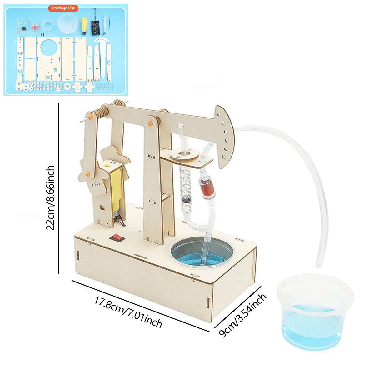 DIY Pumping Unit Model Kit STEM Science Toys for Kids School Water Pump  Physics Experiment Educational Building Project Gift - AliExpress