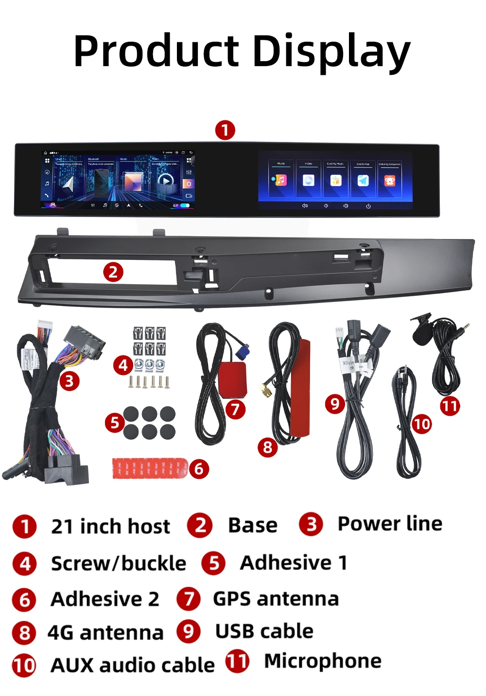 Carplay Android Radio For BMW X5 E70 X6 E71 2007-2013 Automatic Multimedia Playe
