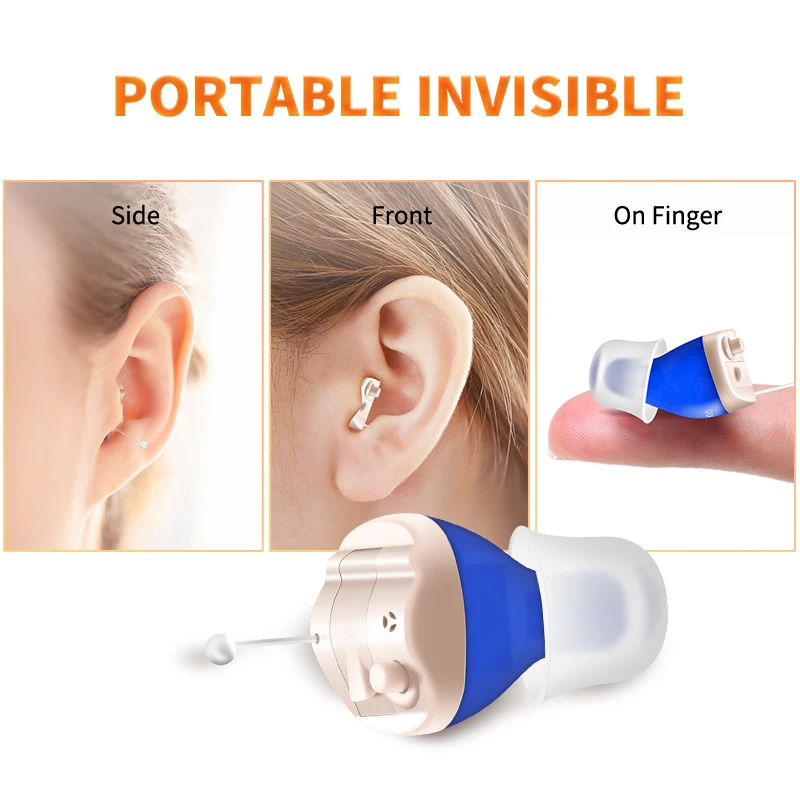 Hearing Aid Digital Wireless Invisible Sound Amplifier For Deafness with Noise Reduction Audifonos