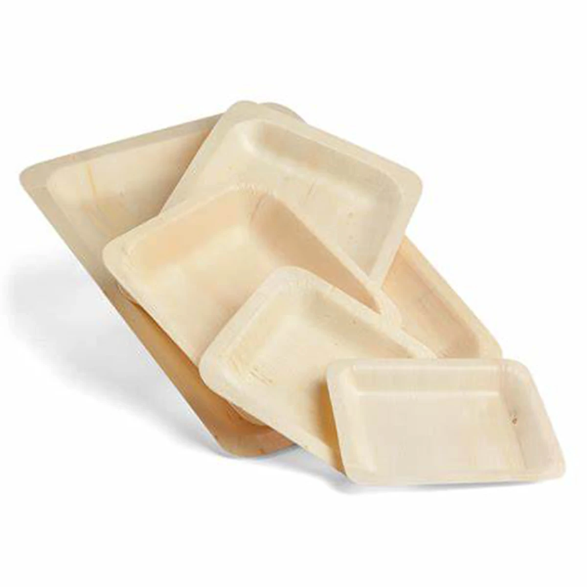 

10 Pieces x Home Party Wedding Tableware Supplies, 230mm Square Wood Serve Plate