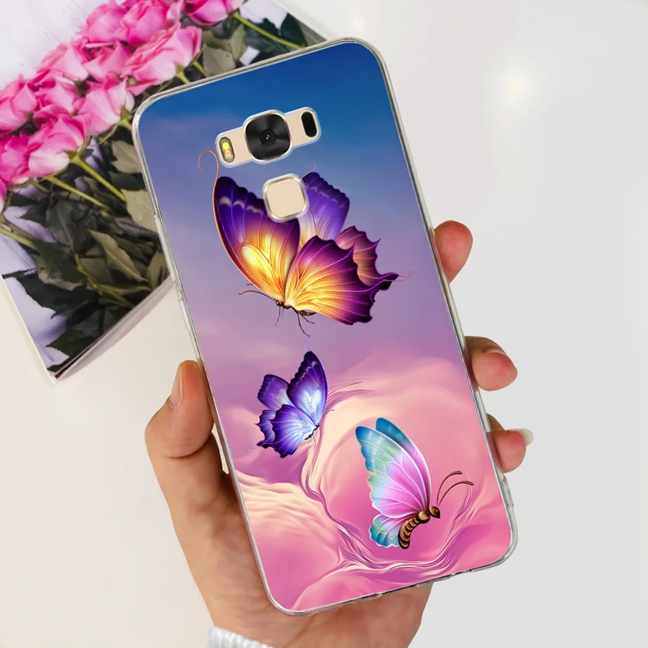 Floral Butterfly Soft Silicone Phone Cover