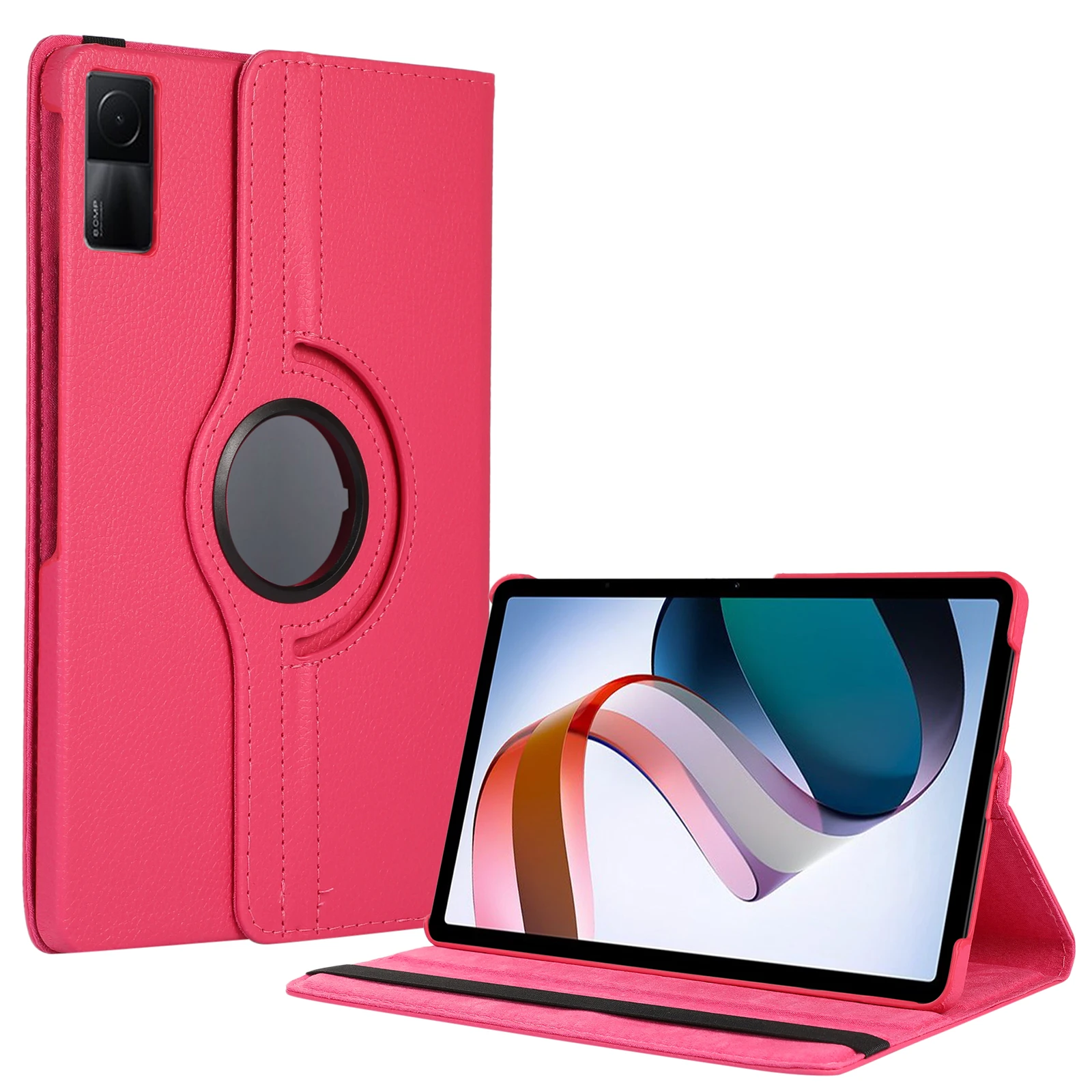 360 Degree Rotating PU Leather Tablet Protective Case with Folio Flip Stand Holder