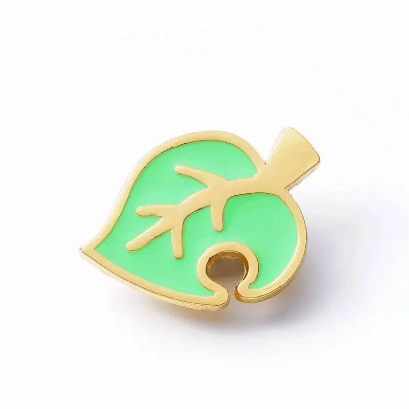 Cartoon Animal Crossing Pins Brooch For Backpacks Badges Game Money Purse And Leaf Enamel Badge Accessories Jewelry Gifts
