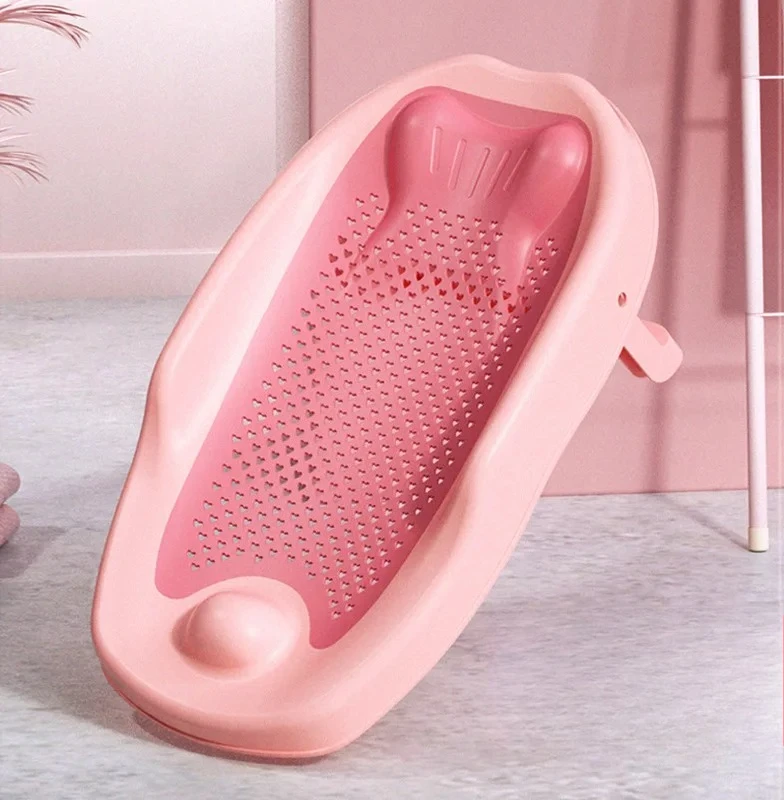 Cuscino per sedile per rete da bagno regolabile per neonato Tappetino per rete da bagno antiscivolo per bambini Rete da doccia per bambini Supporto per letto da bagno universale - immagine 4