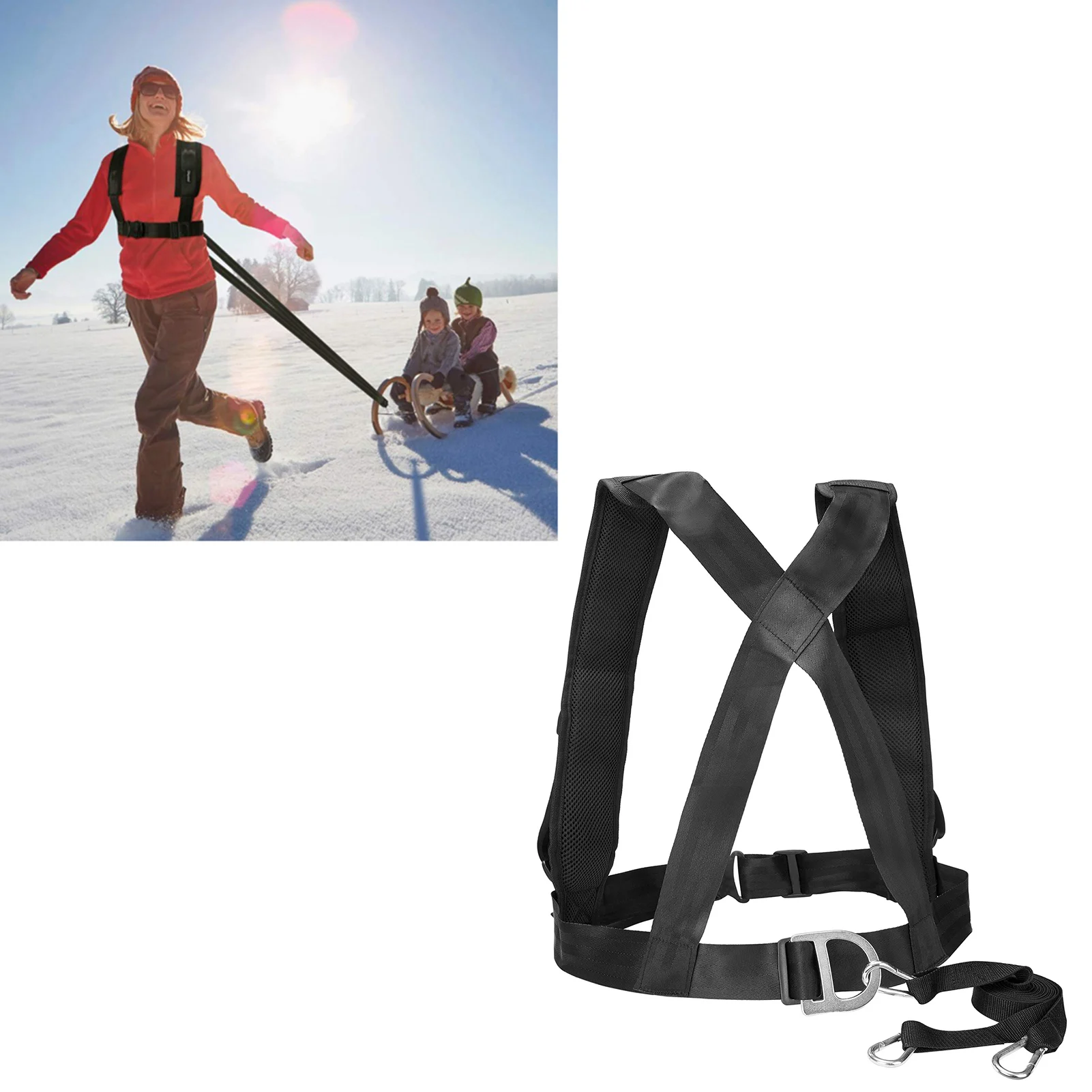 Sled Pulling Harness Tire Pulling Harness With Pull Strap Adjustable