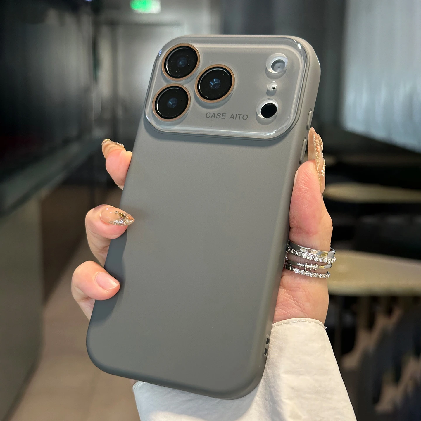 Official Liquid Silicone Shockproof Candy Soft Matte Phone Case with Camera Protection