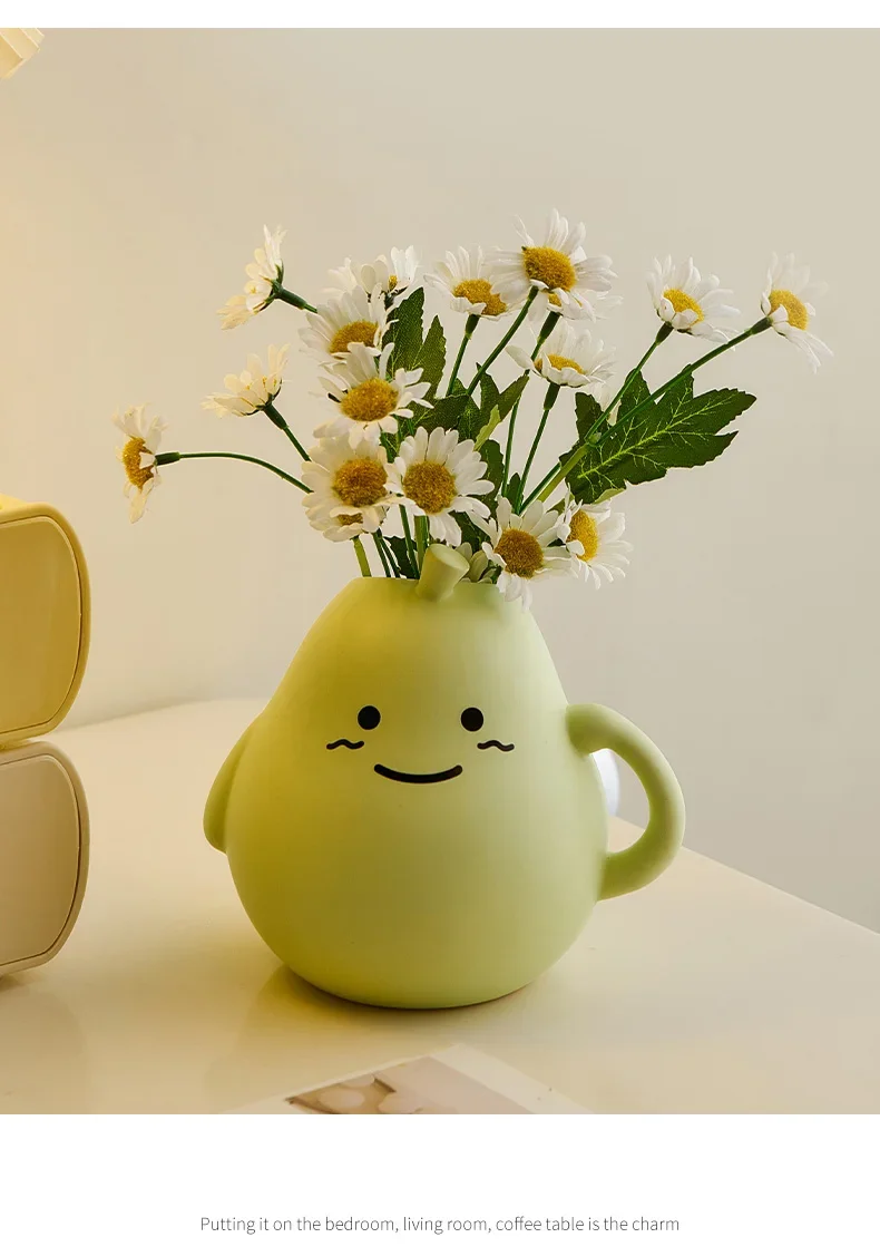 Creative Resin Unseparable Pear Flower Vase