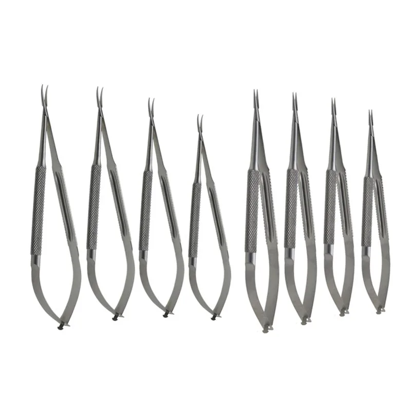 Needle Holding Forceps Stainless Steel Needle Holder Without Lock Ophthalmic Surgery Instrument 12.5cm/14cm/16cm/18cm ophthalmic microsurgical scissors ophthalmic surgical instruments needle holder scissors