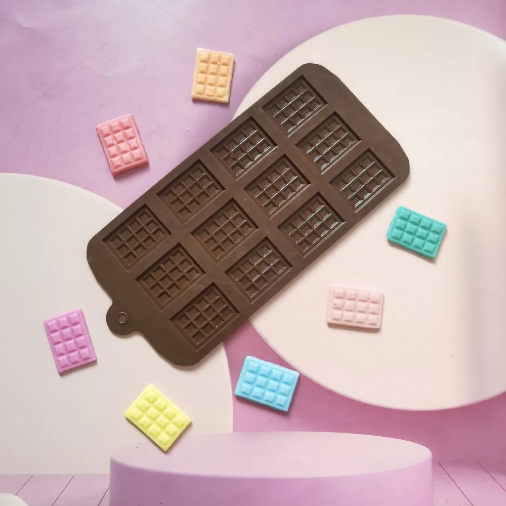 Candy Bar Silicone Molds Square Silicone Polymer Clay Mold Soap