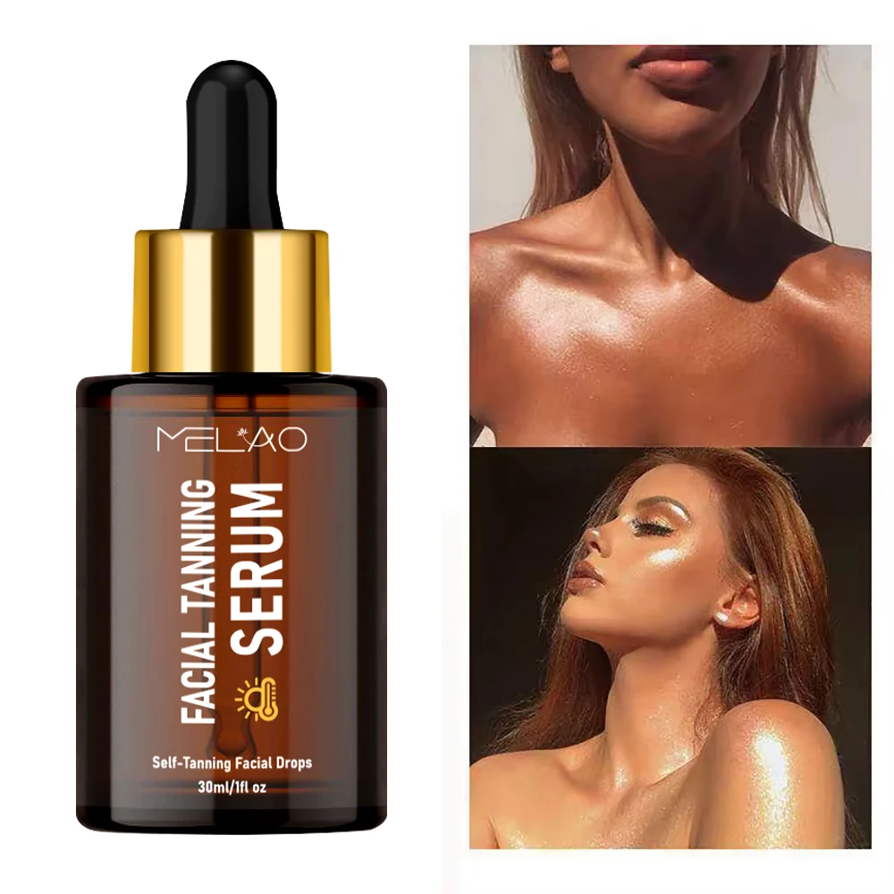 Self Tanning Lotion Skin Tanning Cream MELAO Sublime Bronze Self-Tanning Serum Self Tanner Fast, 1 Hour Sunless Tanner Serum, No Fake Tan Smell