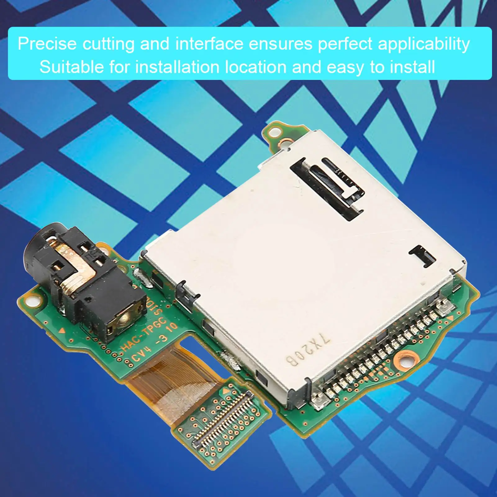 Game Card Slot for Switch Game Cartridge Card Slot Game Cartridge Card Slot Host Reader Tray Earphone Hole Port