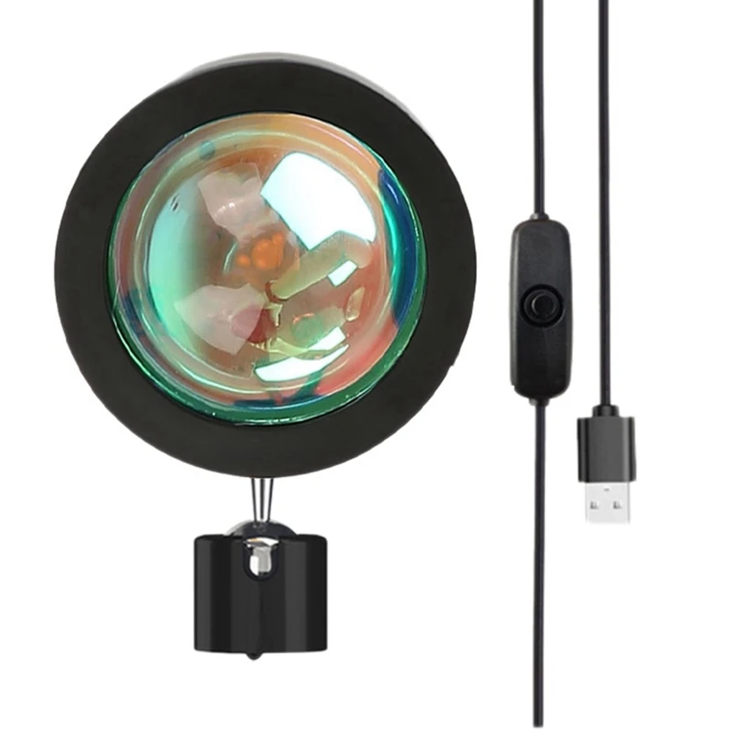 

JFBL Hot Projection Atmosphere Lamp LED Night Light,USB Projector 360 Degree Rotation Photography Lamps For Home Room Studio