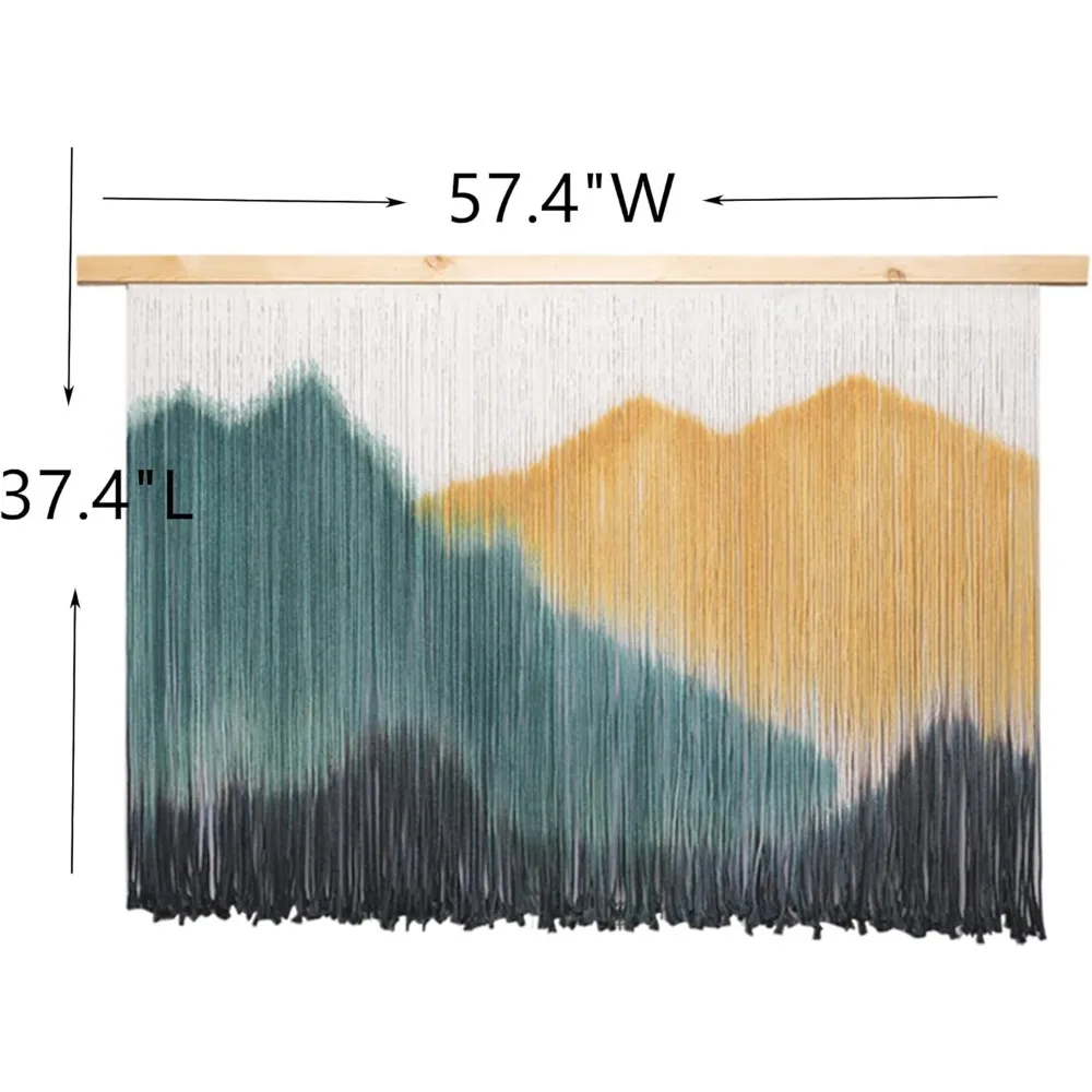 Extra Large Dip-Dyed Macrame Wall Art 5 Sb30241e965e5428bb393f5065e330749m