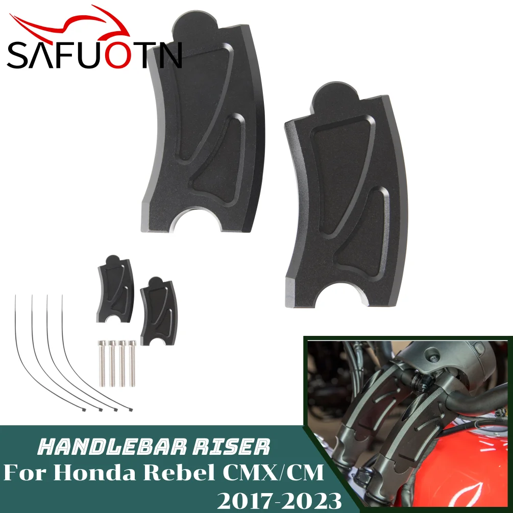 CMX300 CMX500 Handlebar Riser Handle Bar Mount Clamp Adapter For Honda