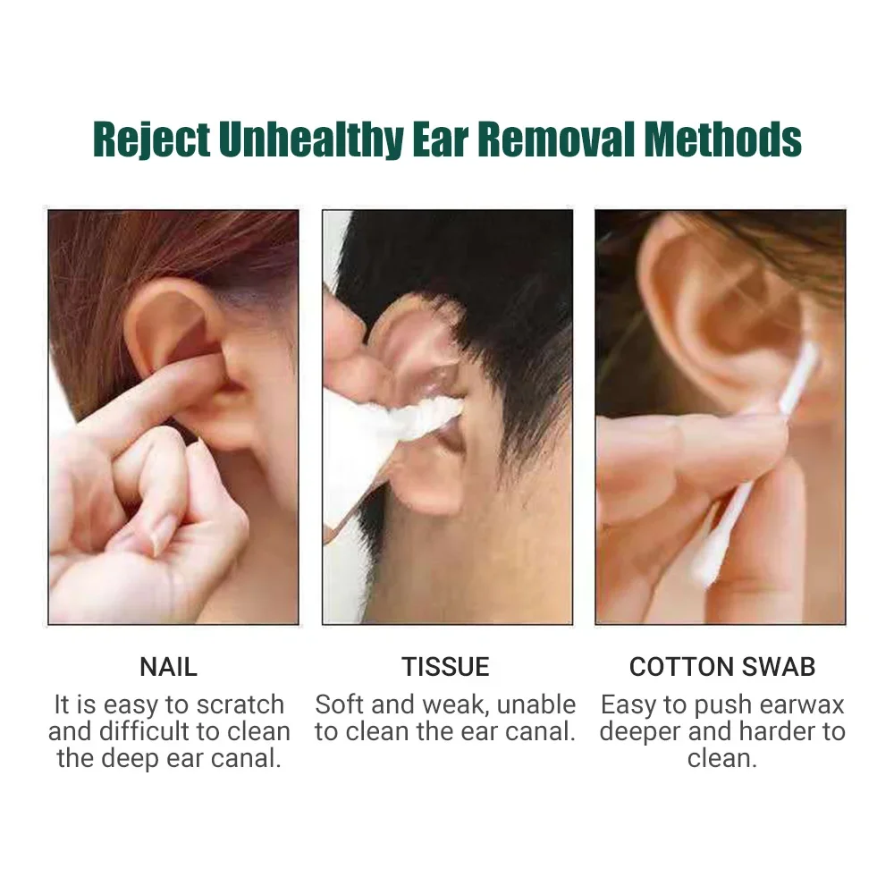 6pcs Ear Cleaner Set Earpick Ear Wax Remover Spoon Curette Ear Cleaning Spiral Earpick Easy Earwax Removal Kit Gadget 5