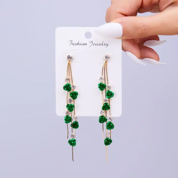 Mcbling Accessories GBAHFY Chinese Style Folding Fan Modeling Crane Cloud Hanging Dangle National Style Earrings For Women Hollow Asymmetric Metal Jewelry (Folding Fan Earring-Gold Asian Earrings