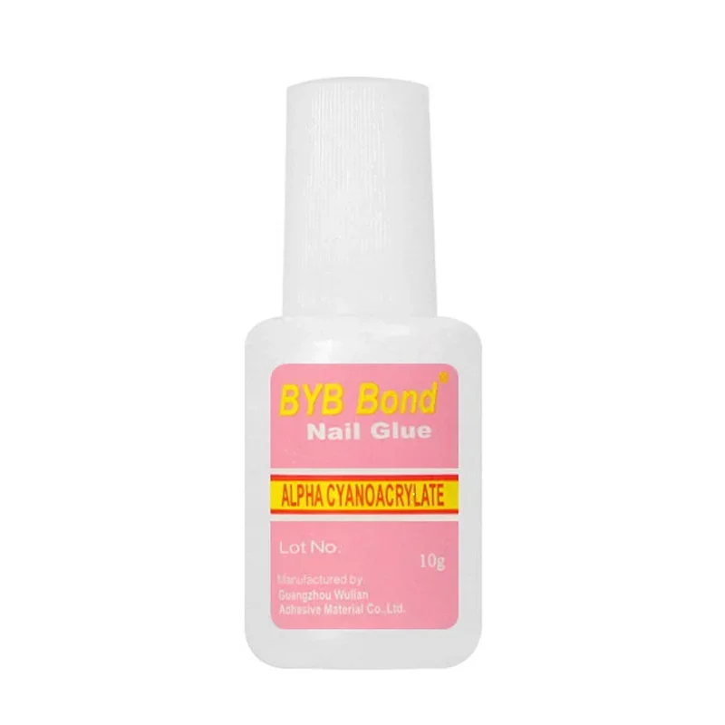 Nail Glue 10g With Brush Head Glue Nail Polish Star White Starlight For Polish Transfer Sticker