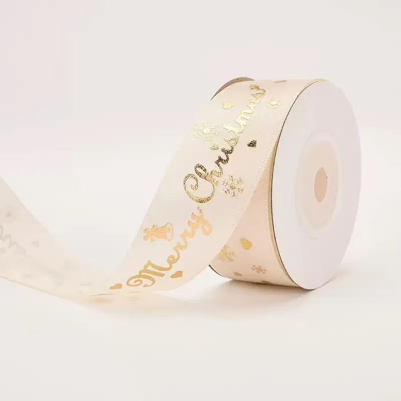 thumbnail image 1 of Cinta navideña para decoración de bodas, SOLO PARA TI, ramo para hornear para fiestas, regalos con lazo, regalo de decoración navideña DIY, 1 of 5