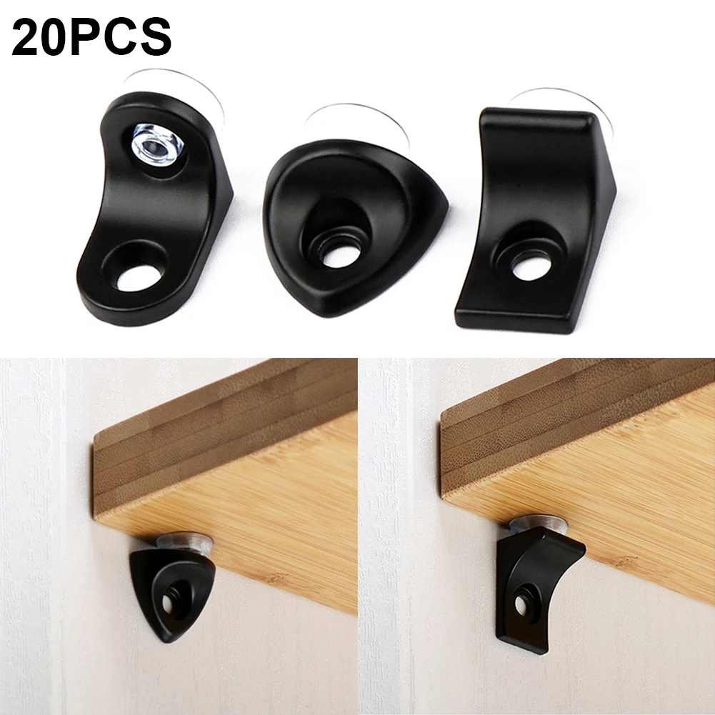 

20pcs Glass Shelves Stand Bracket Studs Pegs Zinc Alloy Support Cabinet Wardrobe Shelves Glass Plate Support Furniture Hardware