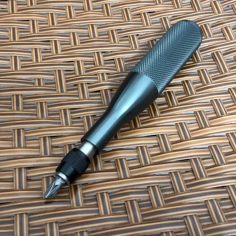 Manico Per Cacciavite Con Punte Da 4 Mm - In Lega Di Alluminio, Per Riparazioni Elettroniche E Fai Da Te - Foto 6