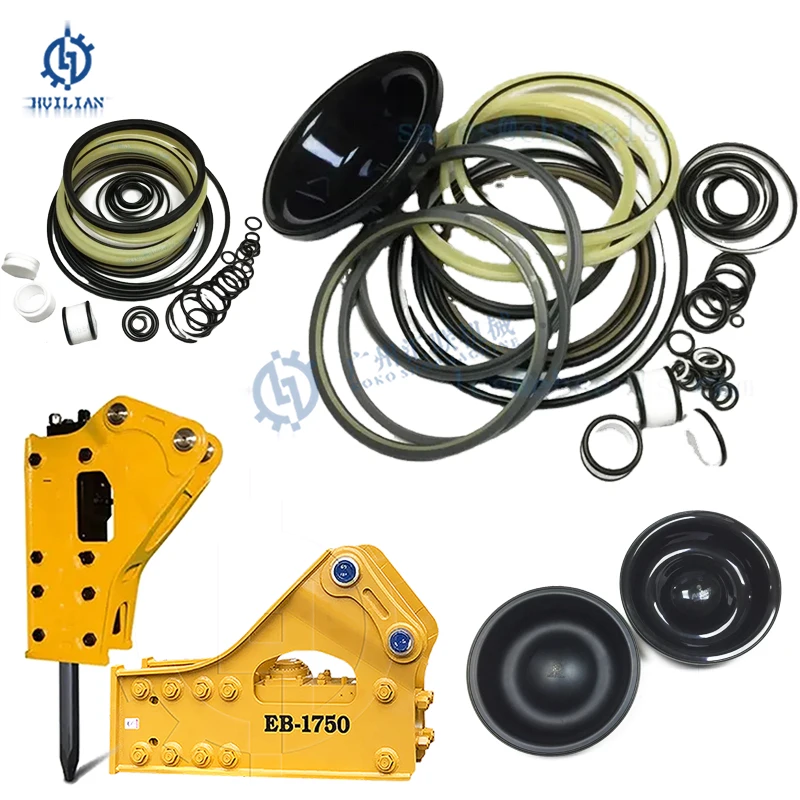 

HB20G Hydraulic Hammer Cylinder Repair Kit HB15G HB30G HB40G Hammer Oil Seal for Excavator Parts