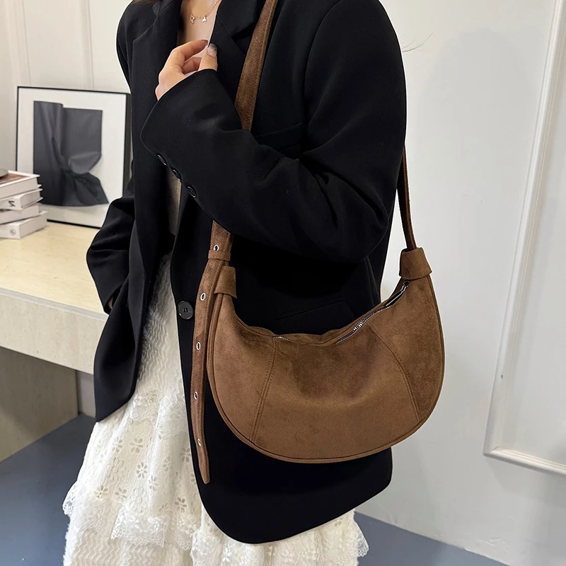 Umhängetaschen für Frauen Große Kapazität Luxus Handtaschen Samt stoff Schulter Taschen Weibliche Casual Reise Hobos Tasche Casual Sac – Detail 20