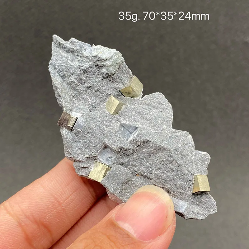 100% Rare Natural Pyrite Mineral Specimens Stones and Crystals Healing Crystal from Spain