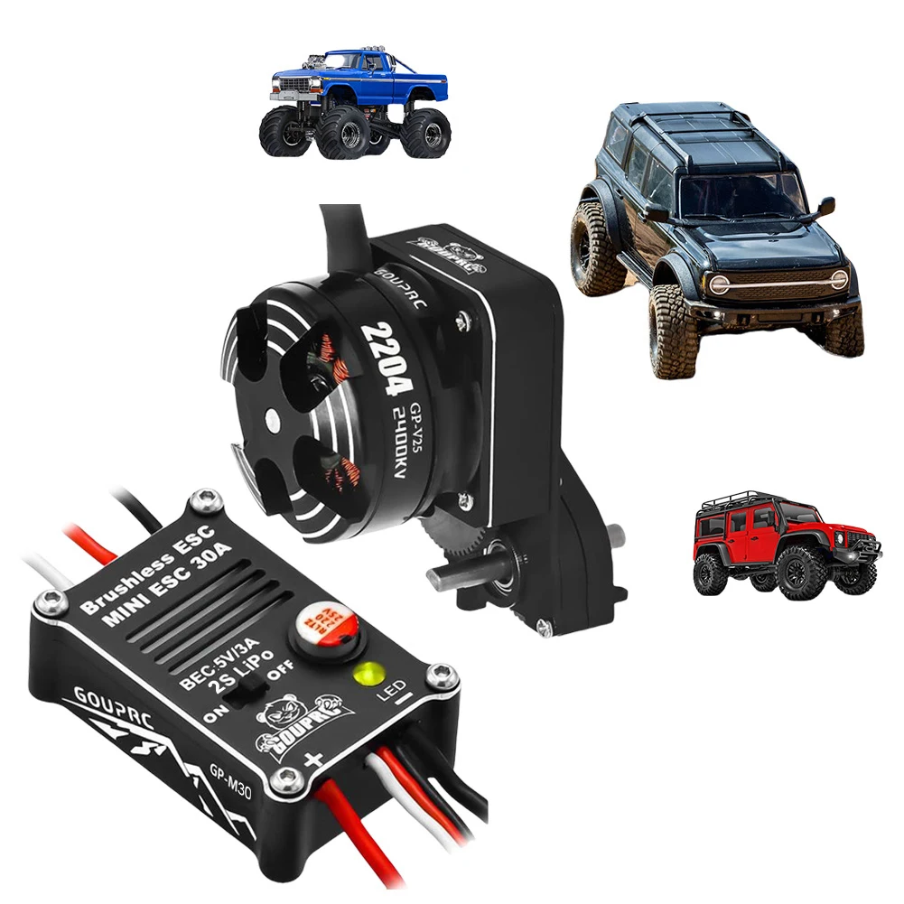 Kit Moteur ESC Pédales RC 1/10 - 46.79€ - Expédié Chine