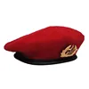Classic Soviet Special Troops MVD Beret Hat Russian Special Police Wool Headdress for Men 60cm 1