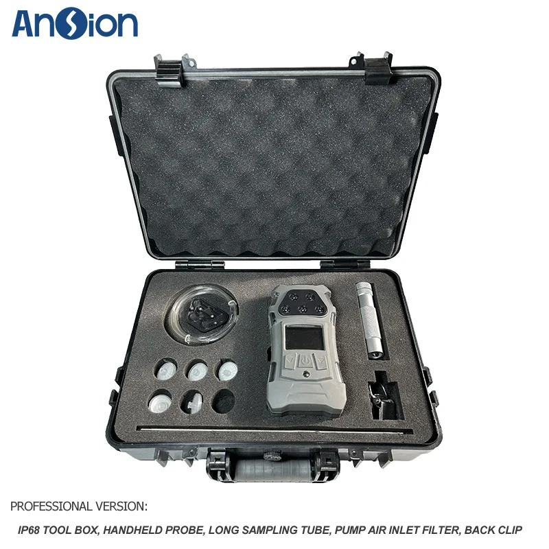 Portable Multi Gas Detector with built-in pump 4 in 1 Gas Detector LEL O2 H2S CO Industrial Explosion-proof - Image 5
