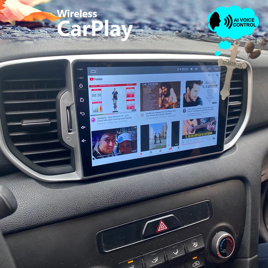 Ai Voice Control Wireless Carplay Dsp Car Radio For Kia Sportage 4 Ql