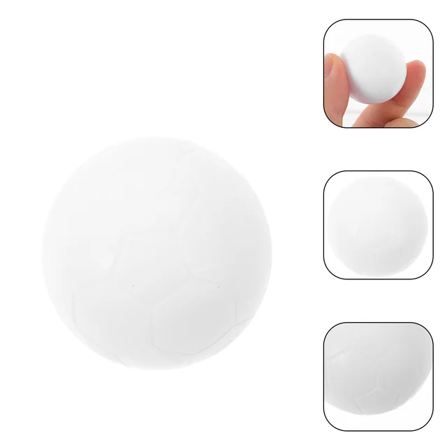 6 Pcs Table Soccer Balls Foosball Substitute Game Adult Football Pp Replacement
