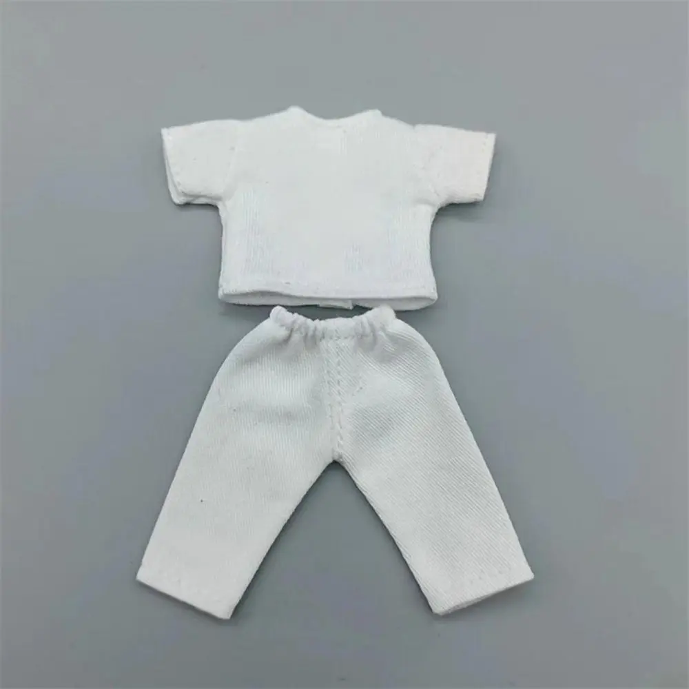 Mode Kleidung Hosen T-shirt Für 1/11 OB11 Puppen Für 1/12 Bjd/GSC Puppe Kleidung Denim Hosen DIY Puppe kleidung Zubehör Spielzeug – Detail 16