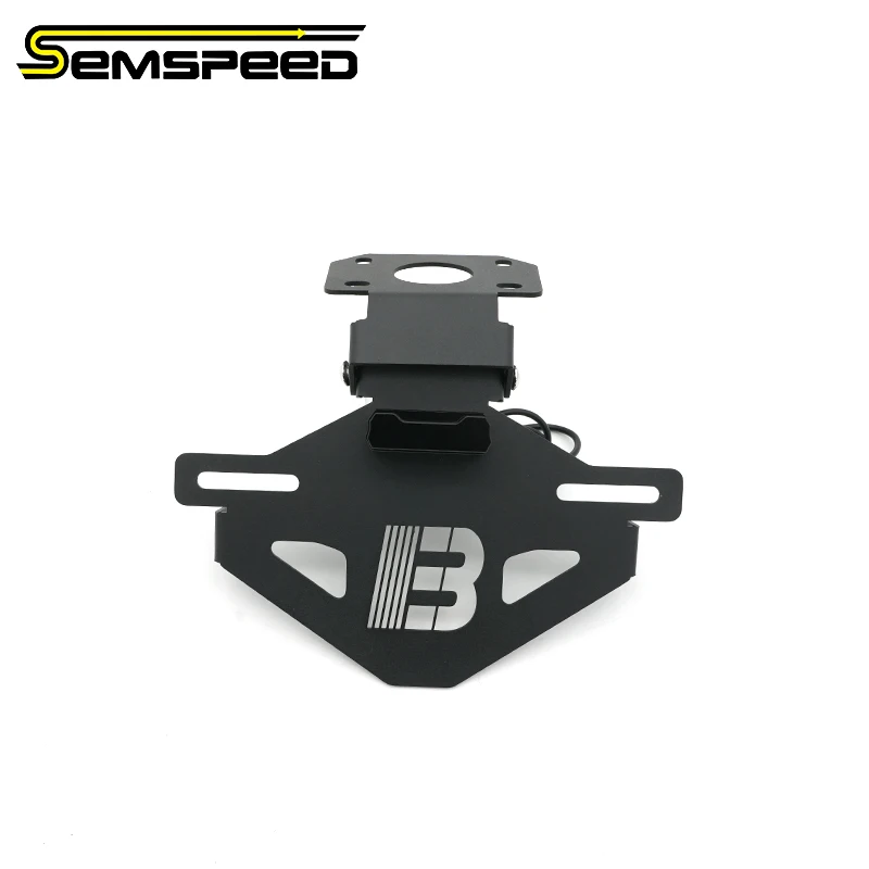 SPEED 라이센스 테일 타이디 플레이트 브래킷 홀더 Qjmotor 스포츠 레이싱 SRK 921RR SRK 921 RR 오토바이 부품용 LED 방향 지시등