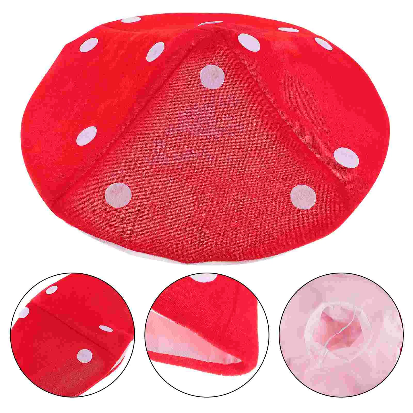 

Mushroom Hat Funny Hats Party Stage Children Shooting Funny Hats Mushroom Decor For Kids Dress Up Cosplay Halloween Costume