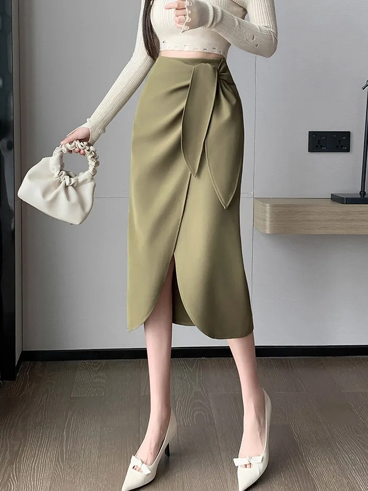 Ladies Elegant Slim Long Skirt New Arrival 2023 Autumn Fashion