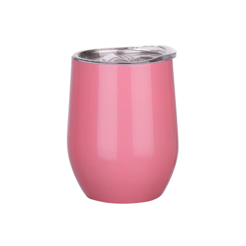 Colorful Egg Shaped Double Wall Stainless Steel Mug 17