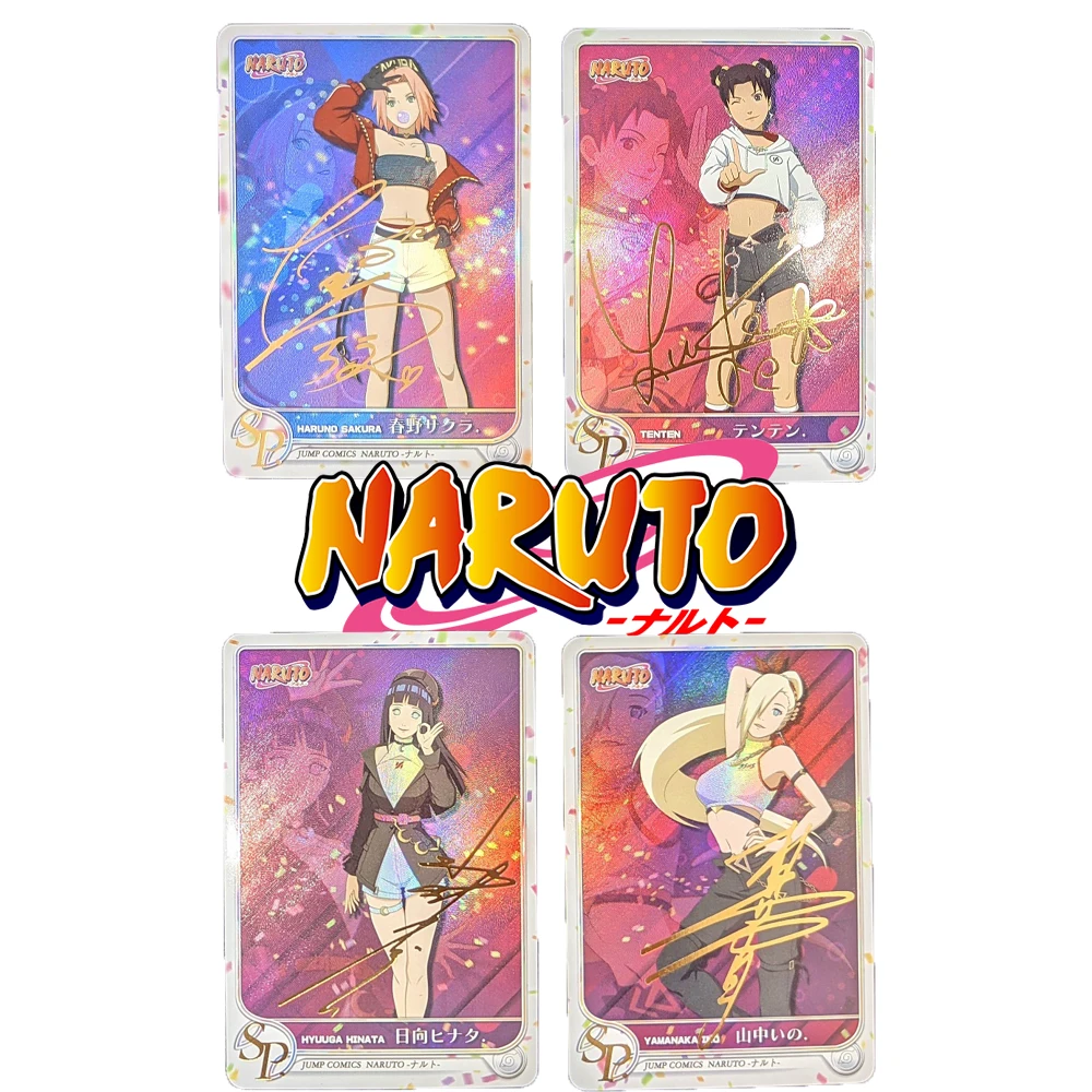 

Naruto Kawaii Girl Flash Card Animation Collection Card Haruno Sakura Hyuga Hinata Yamanaka Ino Tenten Anime Peripheral Toy Gift