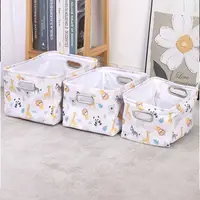 New Household Clothing Storage Basket EVA High-capacity Layered Storage Box Wardrobe Foldable Fabric Sorting Box 2